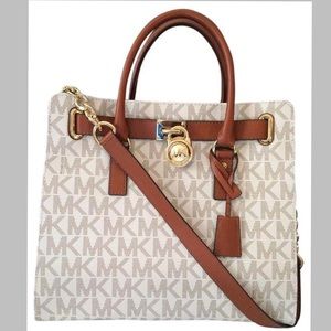 Michael Kros Large Hamilton monogram lock& key